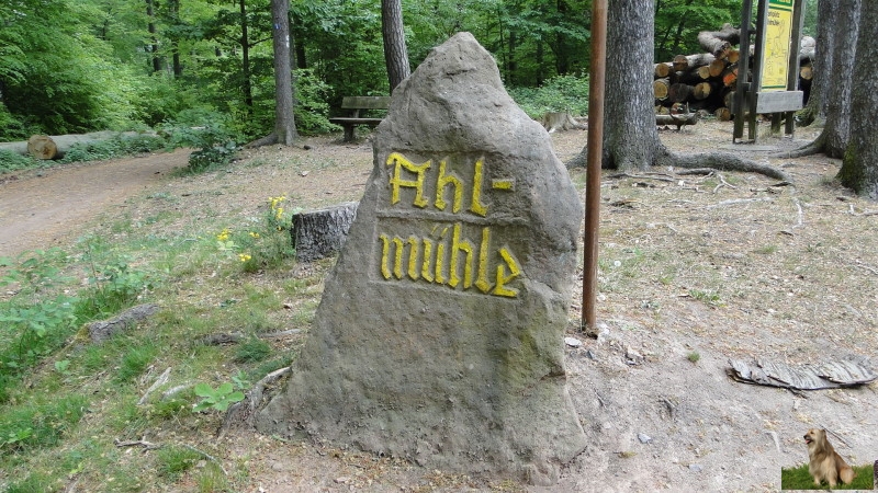 Ritterstein Nr. 222-3b Ahlmühle.JPG - Ritterstein Nr.222 Ahlmühle